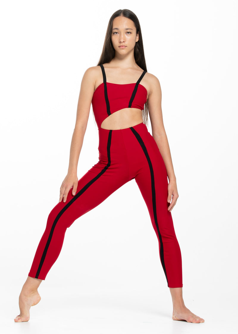 How To Style A Red Jumpsuit Two Different Ways