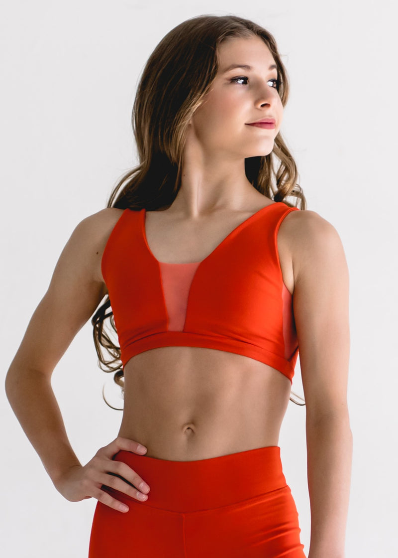 Mesh Crop Tank Top