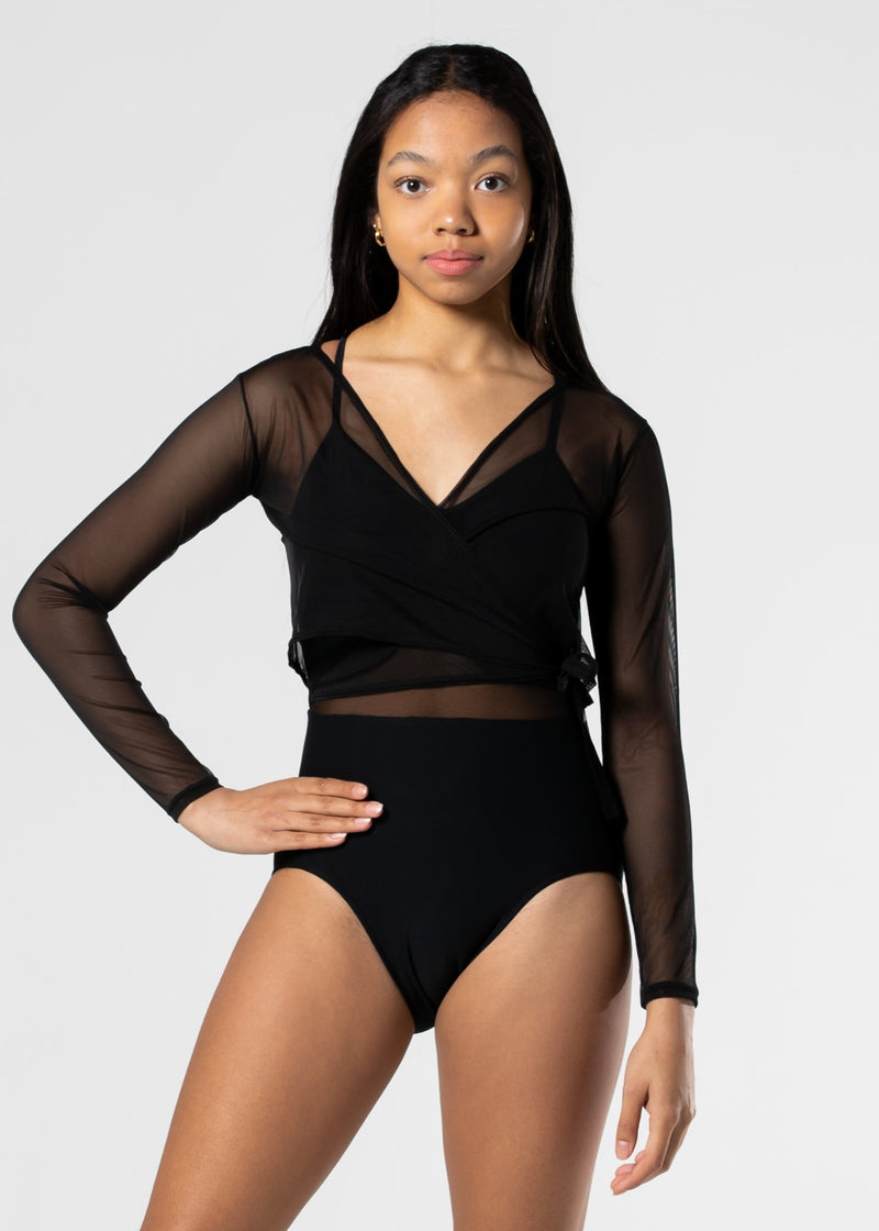 Mesh Wrap Top