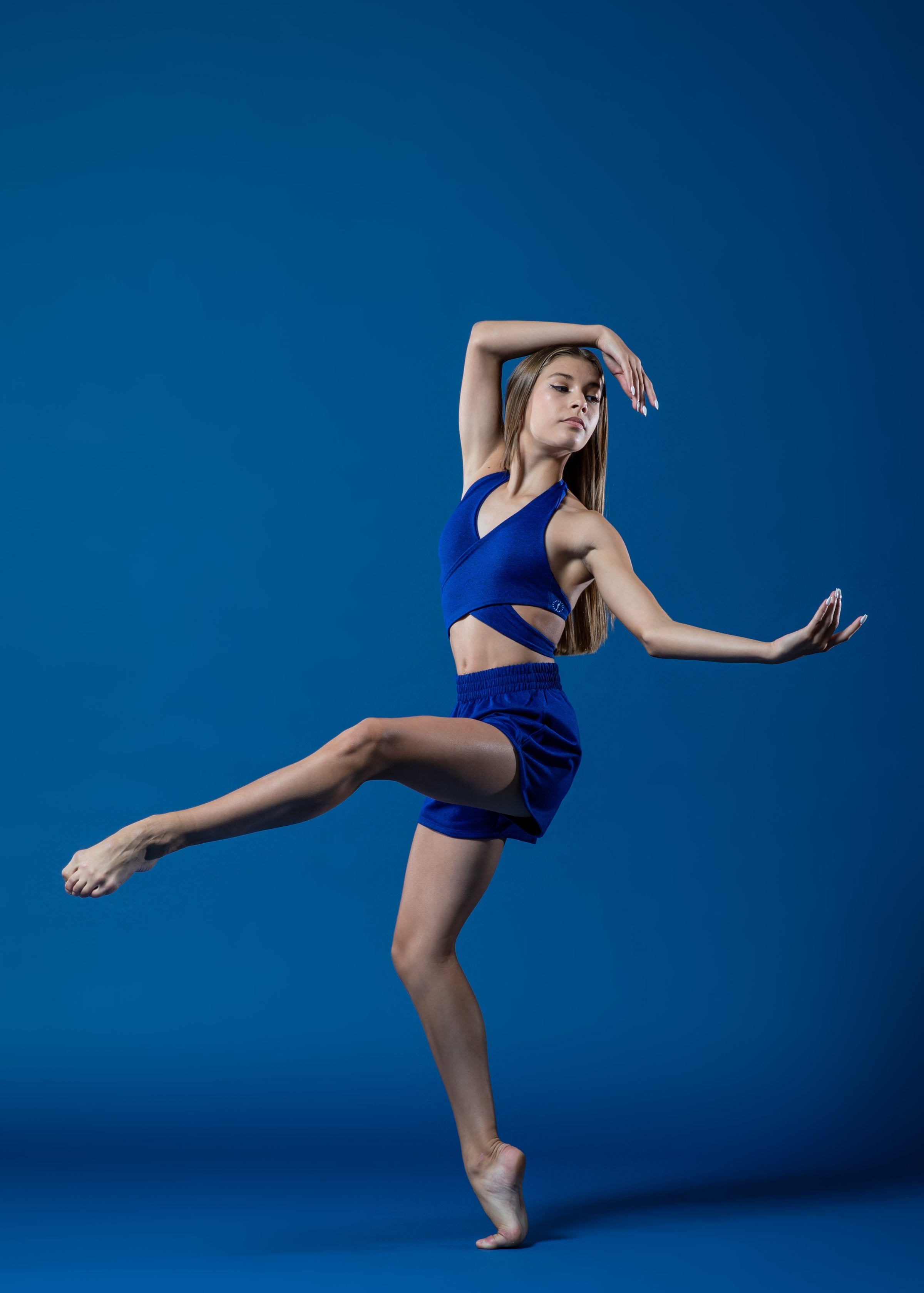 BluSoft Turn Top – Blue Water Dance Wear